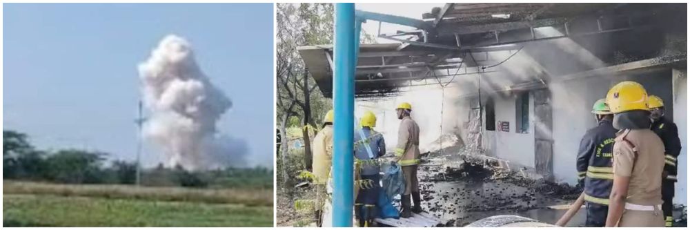 भीषण स्फोट; फटाका कारखान्यात 20 जणांचा मृत्यू