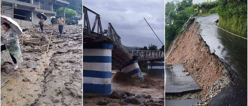 मुसळधार पावसाचा फटका; लोखंडी पूल कोसळून 6 जणांचा मृत्यू;