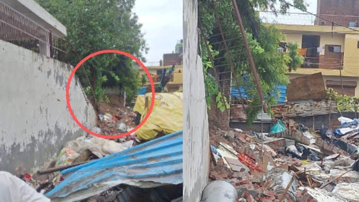 समाधी स्थळाची 100 फूट लांब भिंत कोसळली, चिमुकलींसह 8 जणांचा मृत्यू