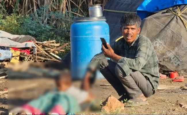 बेळगाव : पत्नीच्या डोक्यात दगड घालून खून
