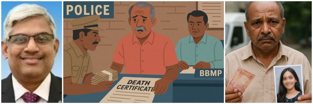 belgaum | कर्नाटक : 34 वर्षीय मुलीच्या मृत्यनंतर बापाची ससेहोलपट — व्यवस्थेनं प्रत्येक टप्प्यावर ओरबाडलं कर्नाटक : 34 वर्षीय मुलीच्या मृत्यनंतर बापाची ससेहोलपट — व्यवस्थेनं प्रत्येक टप्प्यावर ओरबाडलं