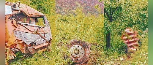 बेळगाव : तिलारी घाटात 100 फूट खोल दरीत कोसळला ट्रक
