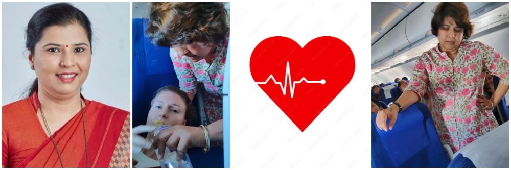 बेळगाव : गोवा—दिल्ली विमान प्रवासात वाचविला तरुणीचा जीव