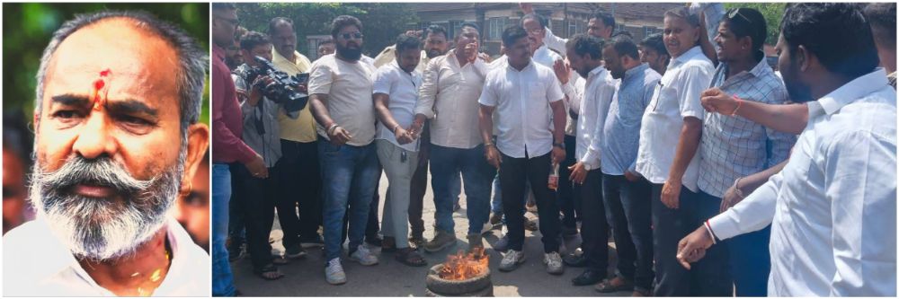 बेळगाव : कत्तींना अटक करा अन्यथा शुक्रवारी बेळगाव बंद