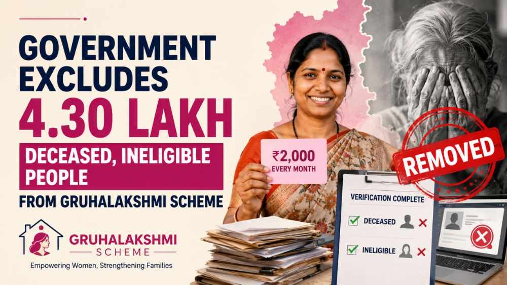 belgaum-news-grihalakshmi-scheme-names-4-lakh-beneficiaries-excluded-operation-gruha-lakshmi-eligible-financial-assistance-of-rs-2000-per-month-to-female-heads-of-households-woman-2000-rs-deleted-la-202606_1.jpg | @ बेळगाव; 'गृहलक्ष्मी' योजना; 4.30 लाख लाभार्थी वगळले | belgaum news | belgavkar बेळगावकर