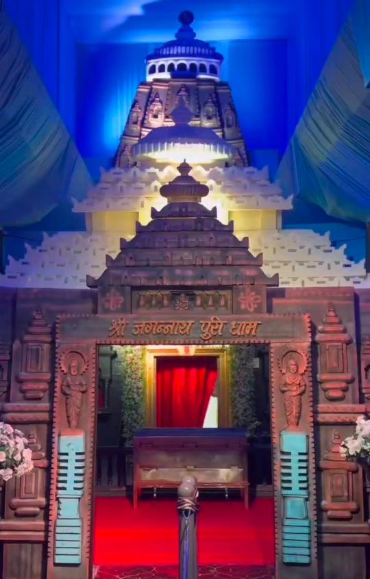 बेळगाव : कपिलेश्वर मंदिरात जगप्रसिद्ध जगन्नाथपुरी मंदिराचा देखावा