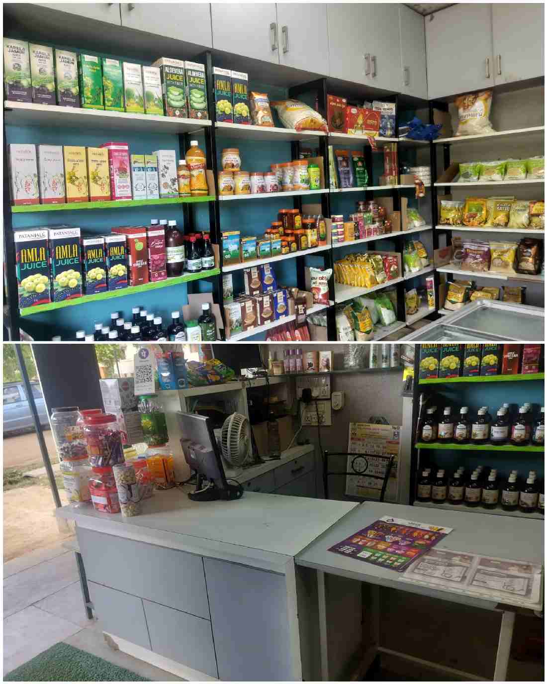 @ बेळगाव; Shop Furniture For Sale with Inverter Battery & CCTV