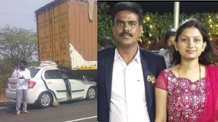कर्नाटक : अपघातात सीपीआय आणि त्यांची पत्नी ठार