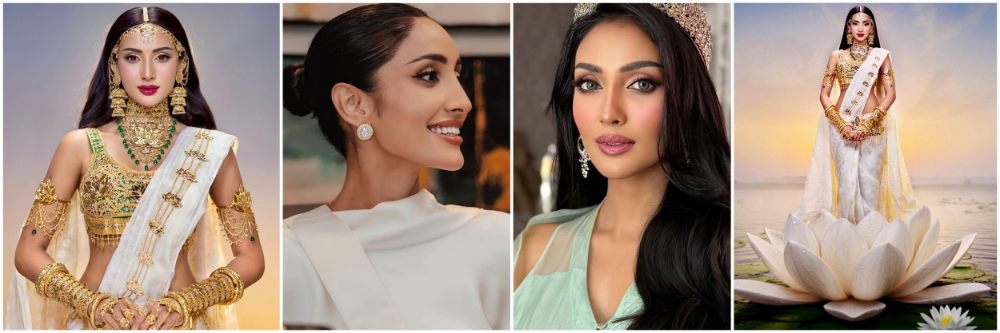 सालंकृत सरस्वती देवीचं रुप; साडी ही मुघलांची परंपरा?