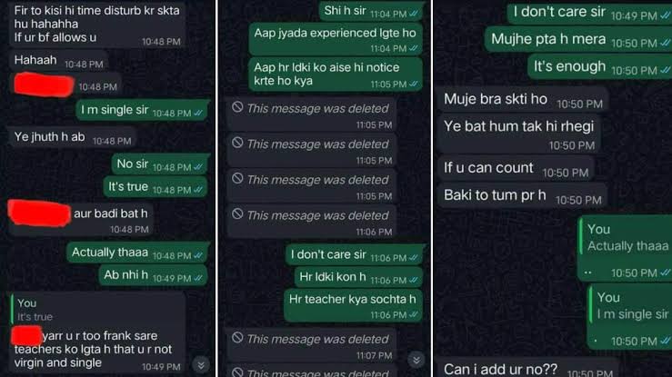 मला वाटतं तू नक्की सिंगल आणि व्हर्जिन नाहीस.... अनेक विद्यार्थिनींचा छळ