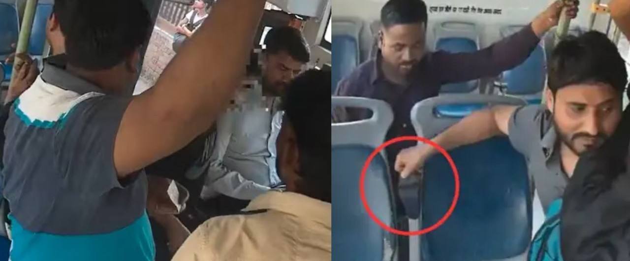 Video : चोरांची अख्खी गँगच; बसमधील चोरीचा व्हिडीओ