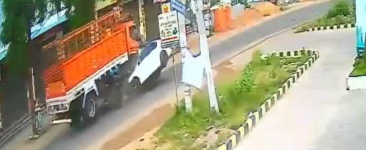 काळजाचा थरकाप उडविणारा अपघात; 5 सेकदांत 3 विद्यार्थ्यांचा जीव गेला;