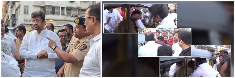 Video : भाजप आमदाराचा मुजोरपणा; रिक्षाचालकाला मारहाण;