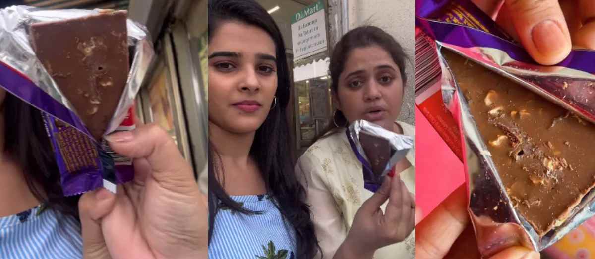 Video : चॉकलेटमध्ये अळ्या आणि बुरशी;