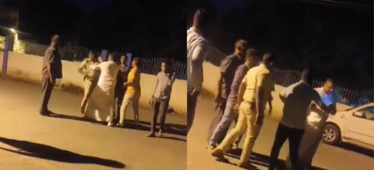 Viral Video : भर रस्त्यात भाजपा नेता आणि पोलीस अधिकारी भिडले....