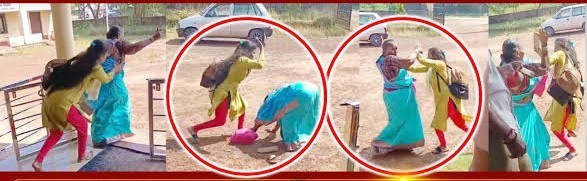 कर्नाटक : घोर कलियुग...! मुलीनेच आईला जिन्यावरुन ढकलले, चप्पलने मारले;