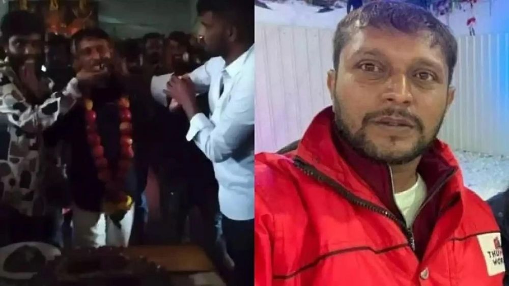 karnataka-news-bengaluru-jail-security-failure-in-parappan-agrahara-viral-video-of-rowdys-birthday-party-in-bengalurus-parappana-agrahara-jail-sparks-outrage-202510.jpg | कर्नाटक : तुरुंगातच कुख्यात गुंडाचा वाढदिवस — गळ्ळ्यात सफरचंदाचा हार | belgaum news | belgavkar बेळगावकर
