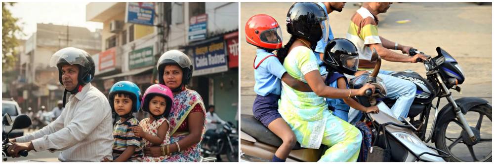 कर्नाटक : दुचाकीवर मागे बसणाऱ्यांनाही हेल्मेटसक्ती — Karnataka High Court