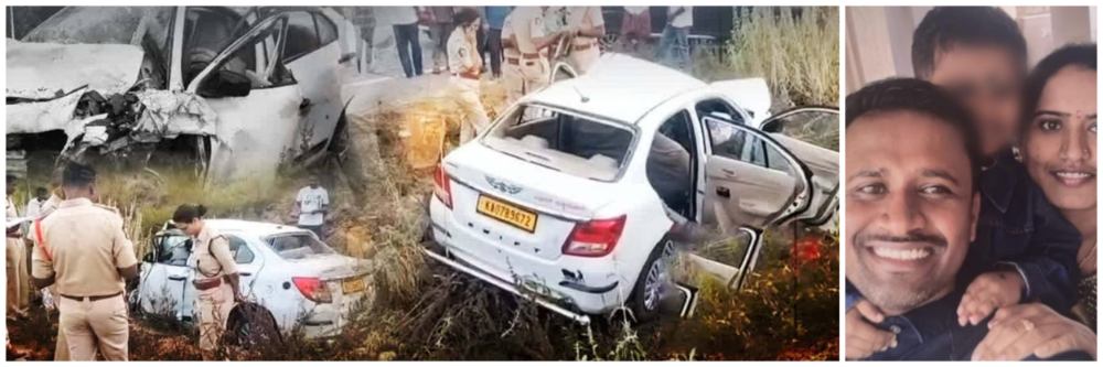 कर्नाटक : कुर्नूलमध्ये भीषण अपघात; कर्नाटकातील 5 जण ठार