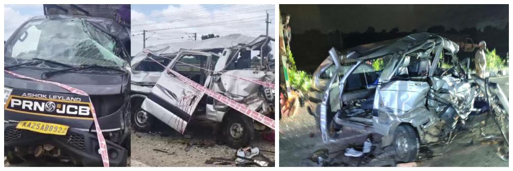 karnataka-news-koppal-highway-accident-five-killed-five-injured-in-head-on-collision-hire-kabbar-village-in-rattihalli-taluk-five-killed-in-road-accident-in-koppal-202606.jpg | @ कर्नाटक; देवदर्शनाला जाताना कुटुंबावर घाला; कारमधील 5 जण ठार | belgaum news | belgavkar बेळगावकर