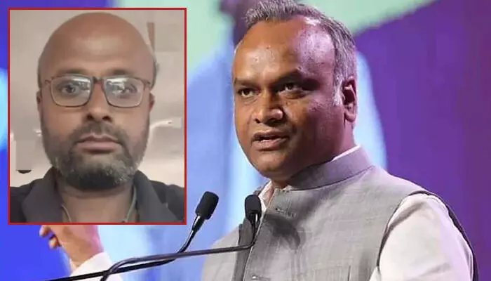 कर्नाटक : मंत्री खर्गे यांना धमकी; एकाला अटक
