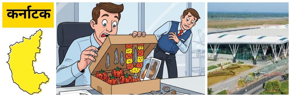 कर्नाटक; विमानतळावरच करणी बाधेचा प्रकार; पार्सलमधून बाहुल्या आणि फोटो