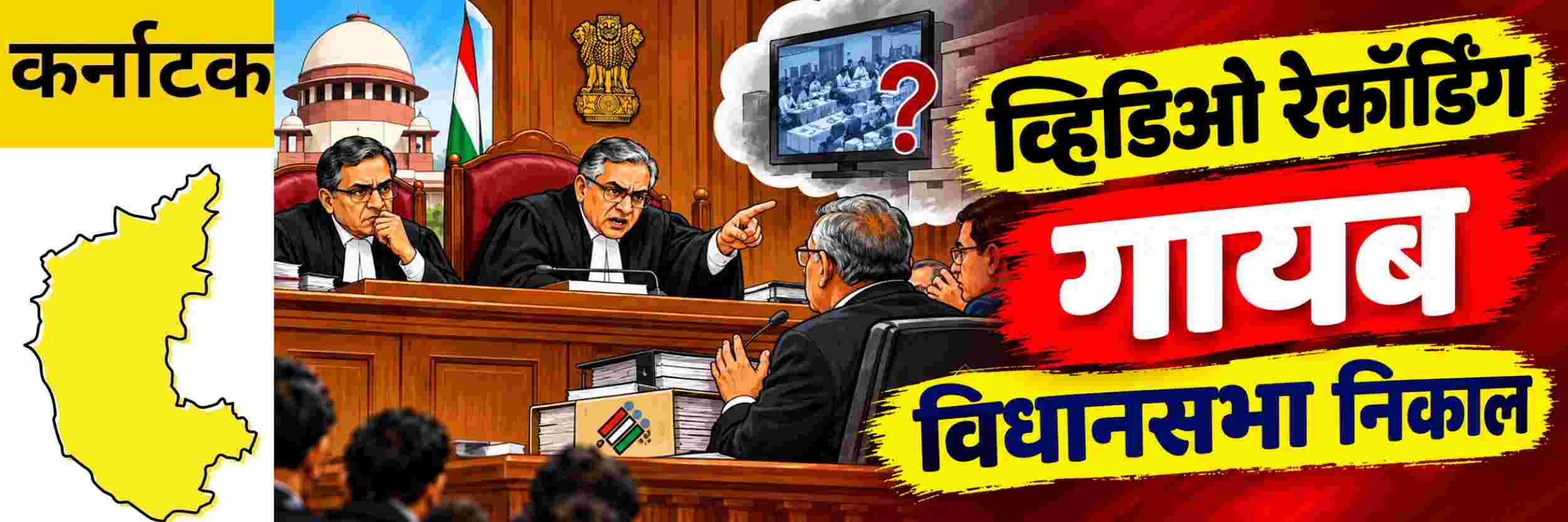@ कर्नाटक; रेकॉर्ड्स गायब कसे झाले? विधानसभा निकाल