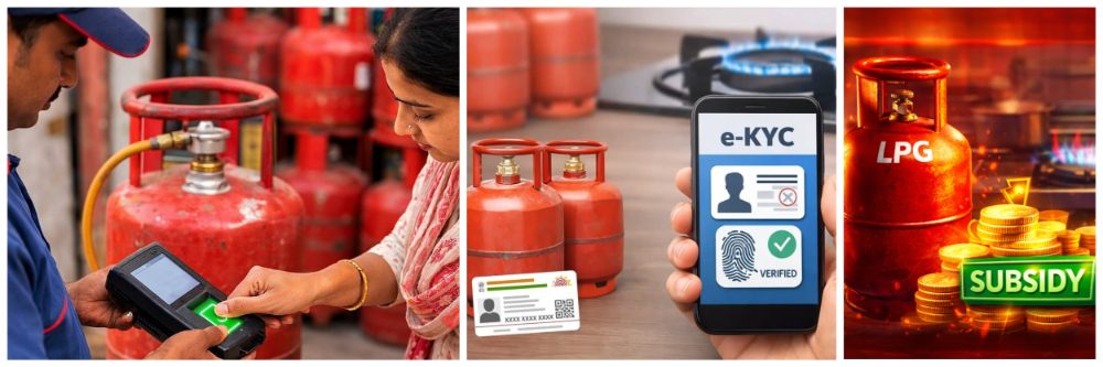 गॅस सिलिंडरबाबत निर्णय; eKYC चं टेन्शन मिटलं;
