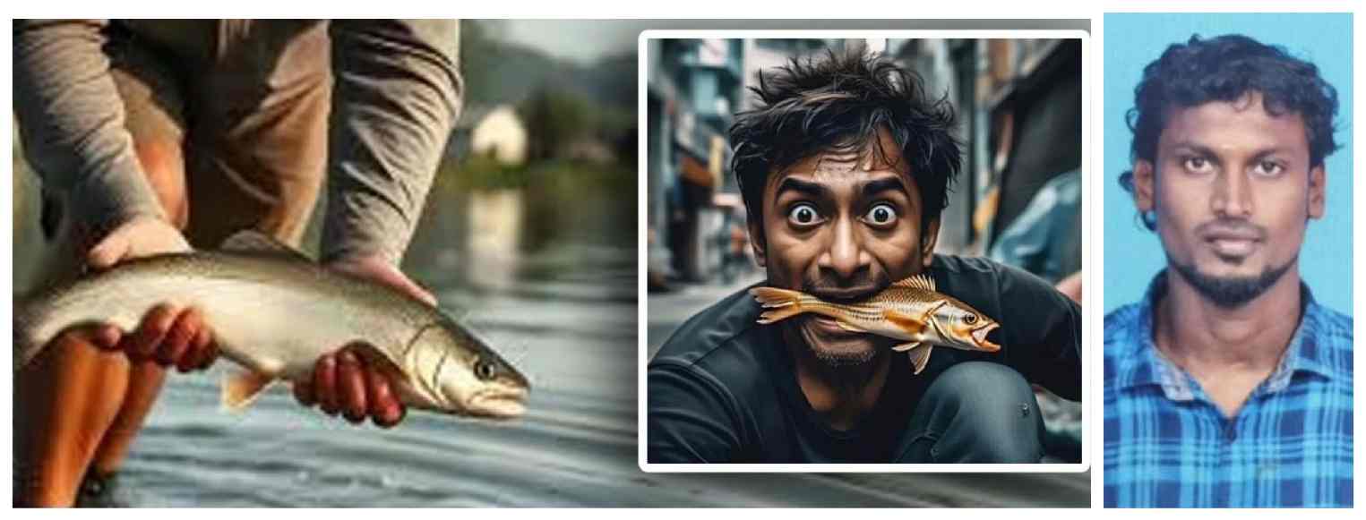 belgaum | एक मासा तोंडात दाबून धरला, दुसरा पकडताना तरुणाचा तडफडून मृत्यू एक मासा तोंडात दाबून धरला, दुसरा पकडताना तरुणाचा तडफडून मृत्यू