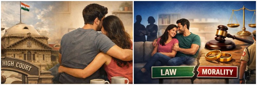 लग्नानंतर पुरुषाने 'लिव्ह इन रिलेशन'मध्ये राहणे कायद्याने गुन्हा नाही