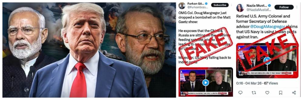 Fact Check : युद्ध इराण—अमेरिकेचे आणि नाव भारताचे