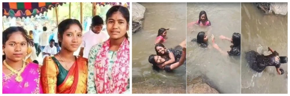 Video; धबधब्यावर मौजमजा करताना दुर्दैवी घटना