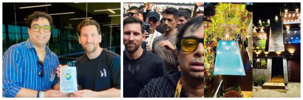 फूटबॉलपटू मेस्सीबरोबर फोटोसाठी ₹ 30 लाख घेतले