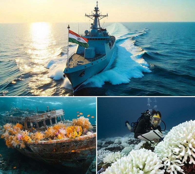 belgaum | शौर्याची गाथा निळ्या समुद्राखाली विसावणार; INS गुलदारचे रुपांतर देशाच्या पहिल्या पाण्याखालील संग्रहालयात शौर्याची गाथा निळ्या समुद्राखाली विसावणार; INS गुलदारचे रुपांतर देशाच्या पहिल्या पाण्याखालील संग्रहालयात
