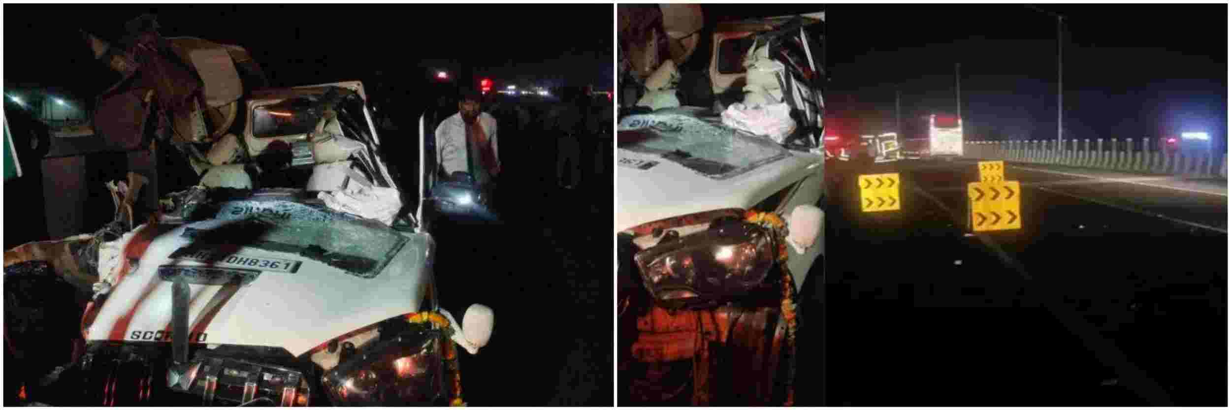 satara-accident-4-friends-die-pune-bengaluru-highway-kolhapur-truck-rams-car-near-karad-accident-on-pune-bengaluru-highway-kolhapur-mahalaxmi-temple-kolhapur-naka-flyover-in-karad-along-the-pune-benga-20261021.jpg | @ कोल्हापूर अंबाबाई—महालक्ष्मी देवीच्या दर्शनाला गेलेल्या भाविकांवर काळाचा घाला | belgaum news | belgavkar बेळगावकर