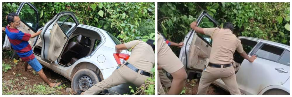 belgaum | रक्ताने माखलेल्या गाडीत खूनच; @दोडामार्ग; तिलारी येथे दरीत रक्ताने माखलेल्या गाडीत खूनच; @दोडामार्ग; तिलारी येथे दरीत