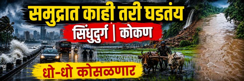 समुद्रात काही तरी घडतंय; कोकणासह 'या' जिल्ह्यांना अलर्ट