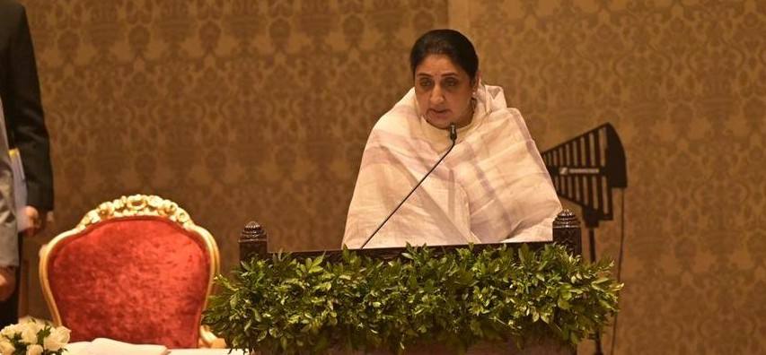 sunetra-pawar-oath-taking-ncp-leader-takes-oath-as-dy-cm-amid-ajit-dada-amar-rahe-slogans-maharashtras-1st-woman-deputy-chief-minister-20260131.jpg | मी, सुनेत्रा अजित पवार…; सुनेत्रा पवारांनी घेतली शपथ | belgaum news | belgavkar बेळगावकर