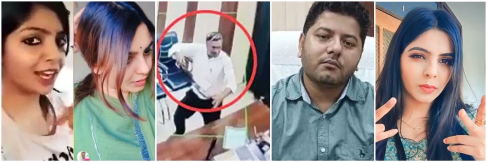 up-headmaster-who-hit-education-officer-lost-temper-uttar-pradesh-headmaster-beats-education-officer-with-belt-viral-video-up-headmaster-who-hit-education-officer-lost-temper-202509.jpg | Video व्हायरल : मुख्याध्यापकाची शिक्षण अधिकाऱ्याला बेल्टने मारहाण | belgaum news | belgavkar बेळगावकर