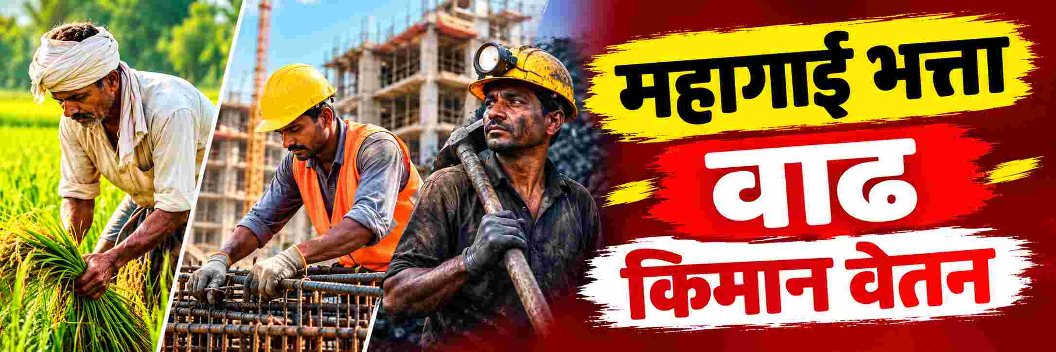 कामगारांसाठी खुशखबर; महागाई भत्त्यात वाढ;