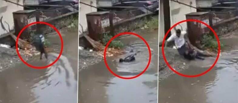 Video : विजेच्या धक्क्याने तडफडत होता मुलगा, लोकांची जवळ जाण्याची होत नव्हती हिंमत