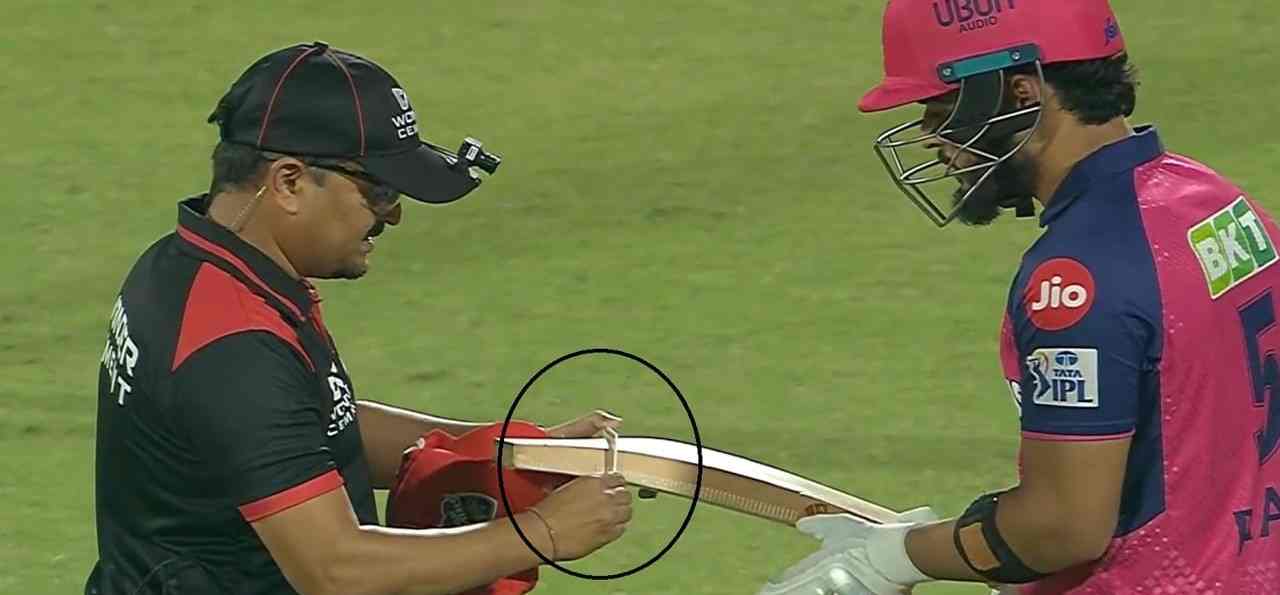 Video : IPL 2025 : ही काय 'भानगड'? अंपायर का तपासत आहेत फलंदाजाची बॅट?