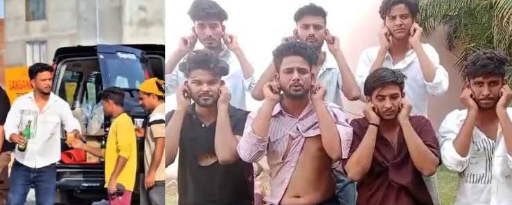 youtuber-and-friends-held-for-openly-distributing-alcohol-on-nirjala-ekadashi-in-jaipur-video-rajasthan-influencers-distribute-beer-among-public-on-ekadashi-7-arrested-202506.jpg | एकादशीला भररस्त्यात बिअर आणि दारुचे वाटप Watch Video | belgaum news | belgavkar बेळगावकर